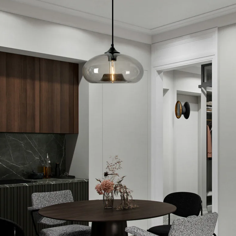 Suspension Verre Soufflé Design