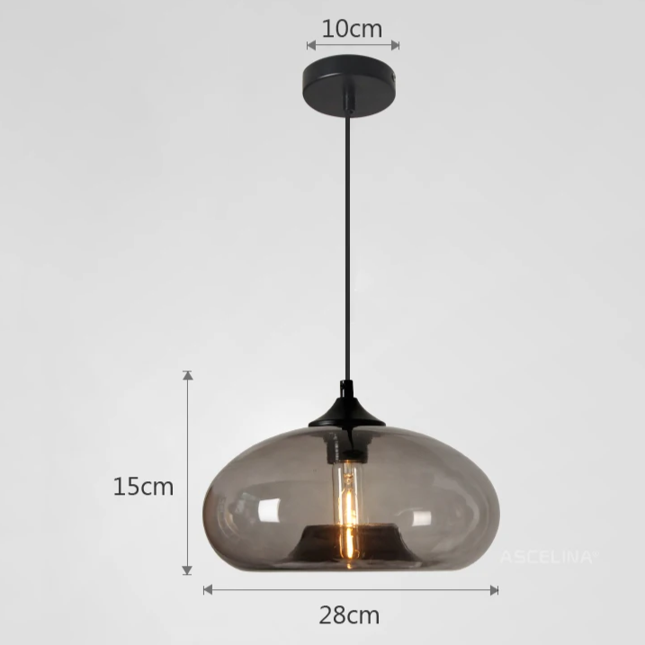 Suspension Verre Soufflé Design