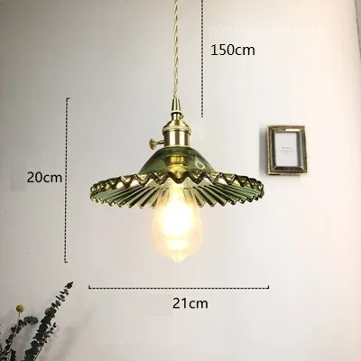 Suspension Verre et Laiton