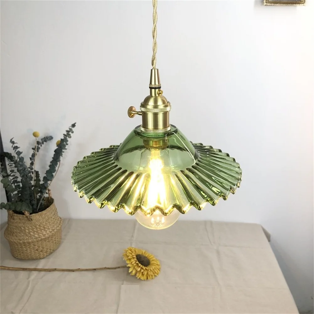 Suspension Verre et Laiton