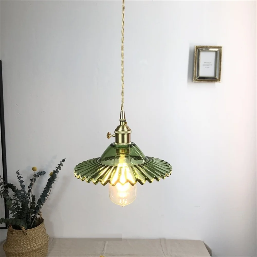 Suspension Verre et Laiton