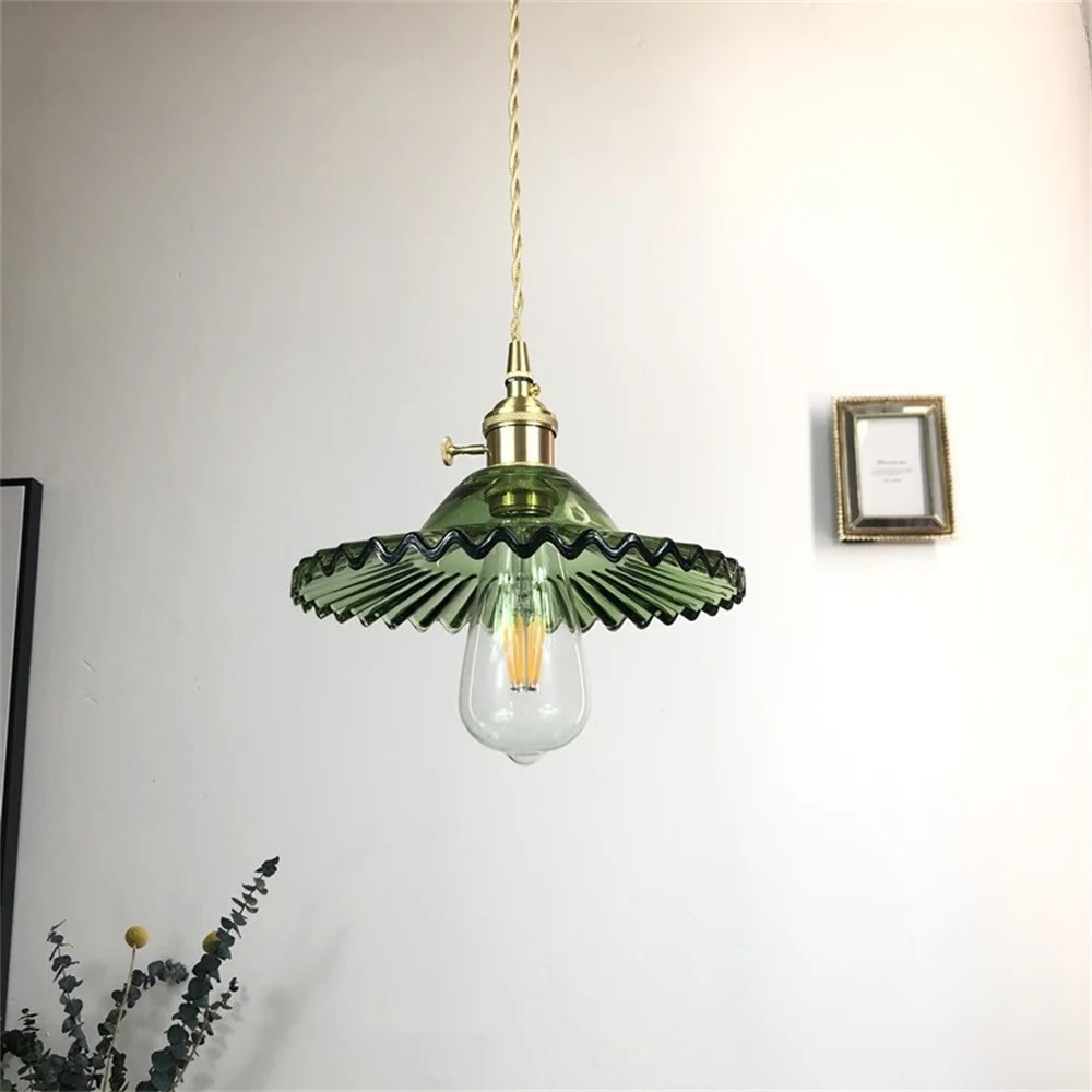 Suspension Verre et Laiton