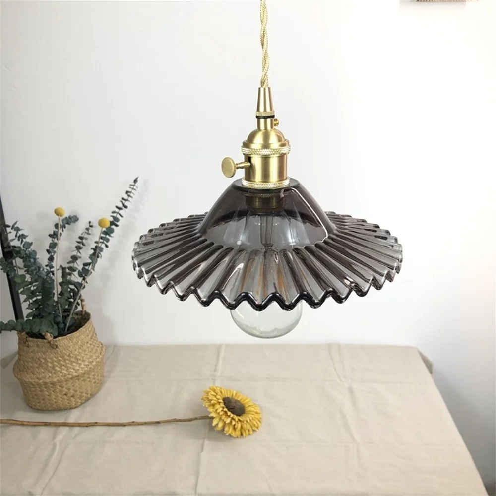 Suspension Verre et Laiton