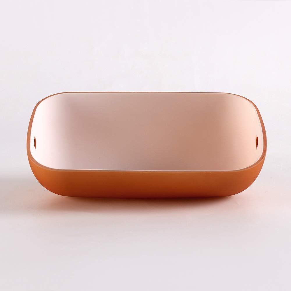 Abat Jour Orange Lampe de Banquier