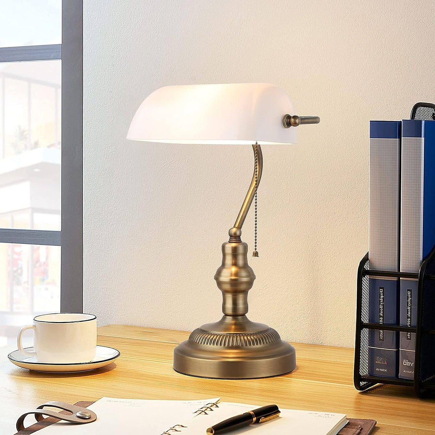 Lampe de Notaire en Laiton