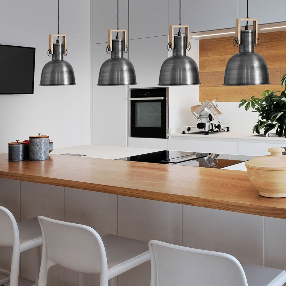 Lustre Acier Brossé