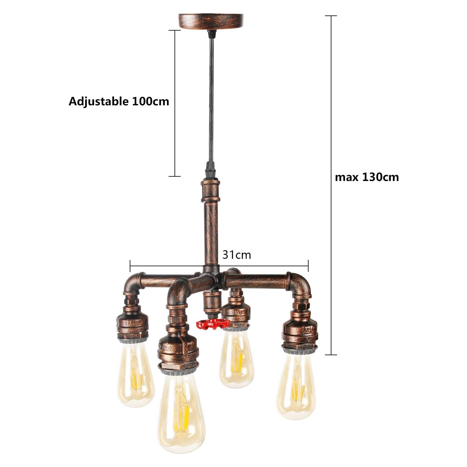 Lustre Tuyau de Plomberie