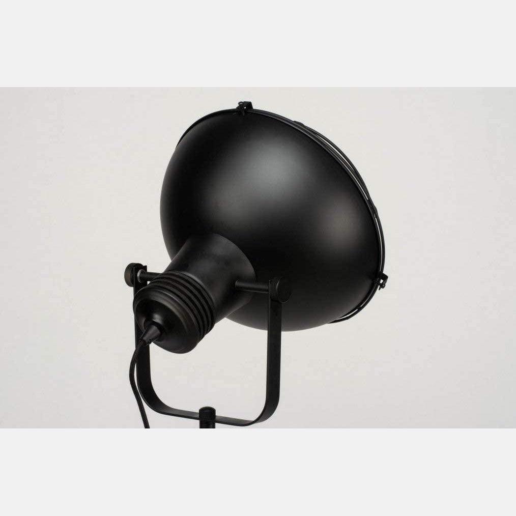 Lampadaire Trépied Industriel Grillagé