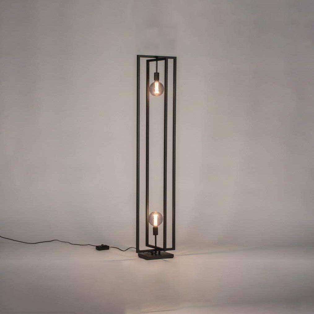 Lampadaire Industriel Noir Olga