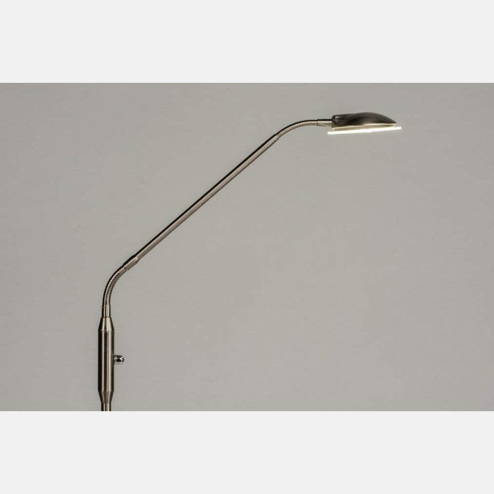 Lampadaire Salon Industriel Liseuse Acier