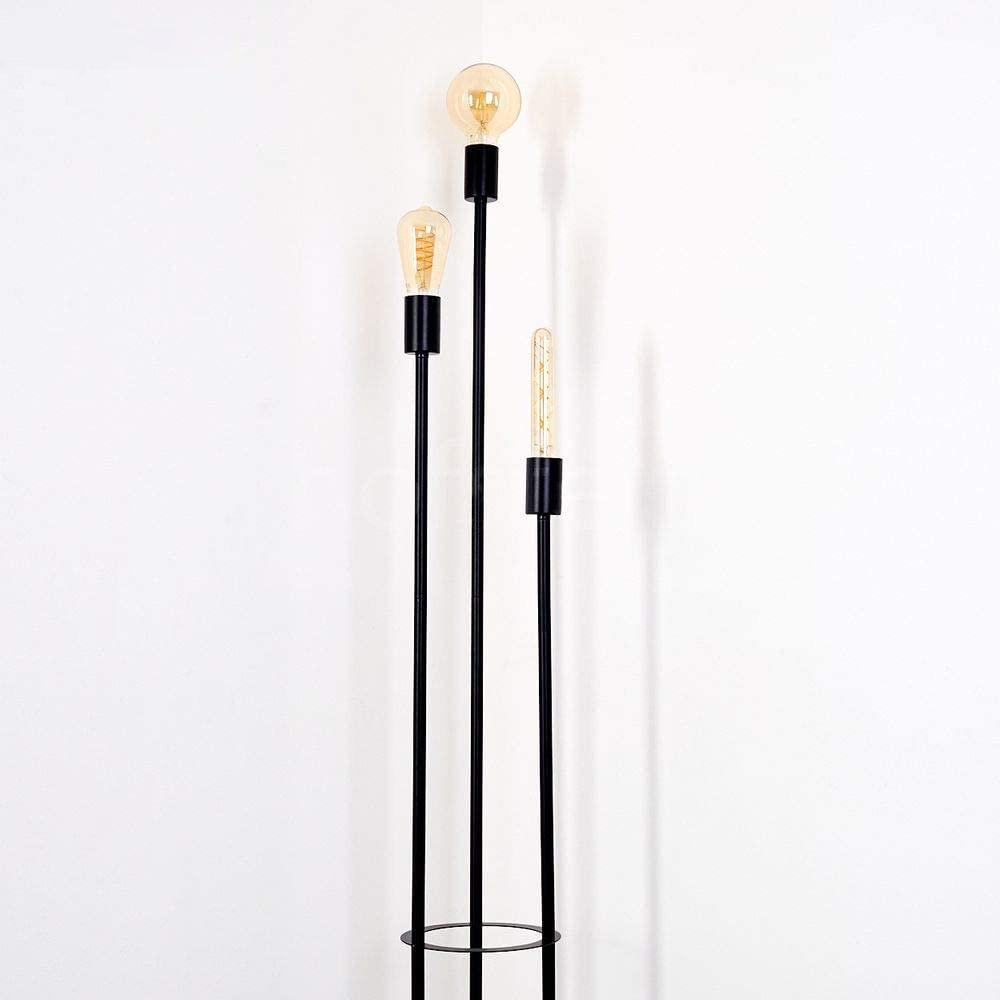 Lampadaire Industriel Noir Trio Design