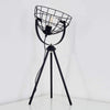 Lampadaire Industriel Noir Moon Brut XS