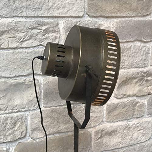 Lampadaire Trepied Industriel en Fer