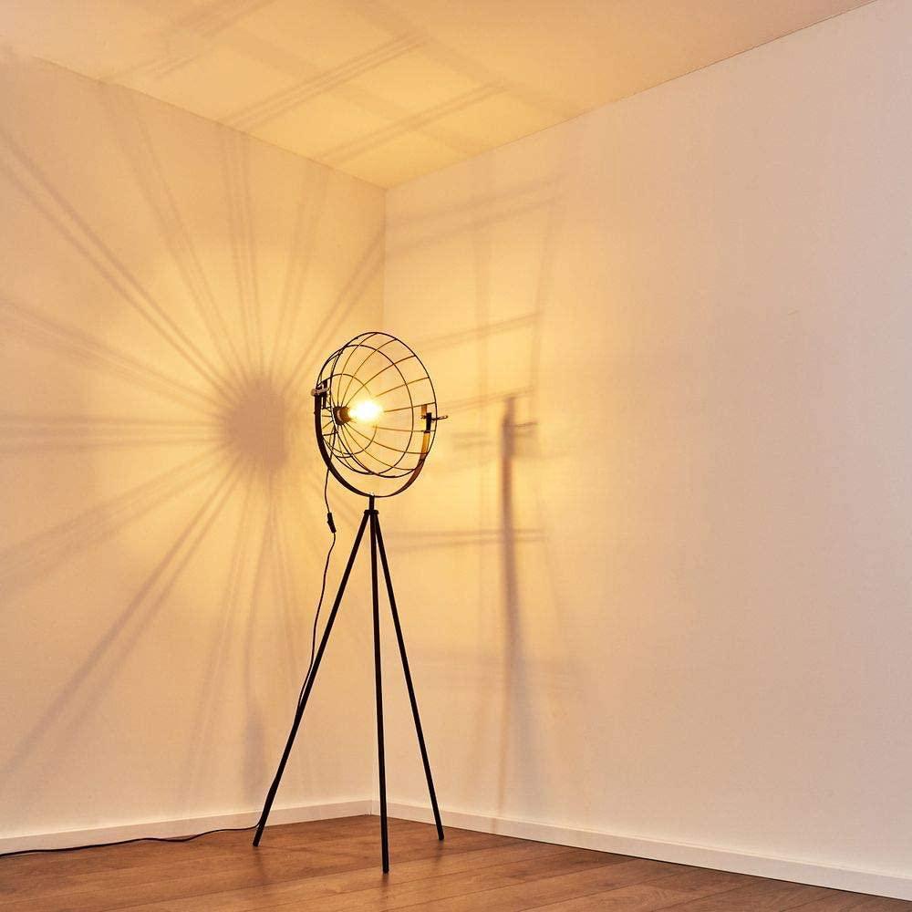 Lampadaire Trepied Industriel Moon Brut XL