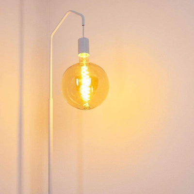 Lampe de Salon sur Pied Industrielle - Design Blanche