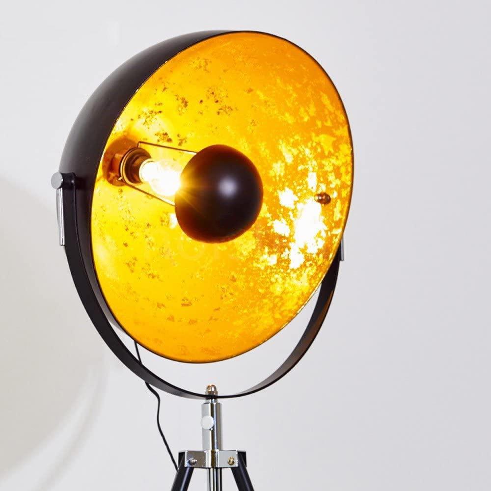 Lampadaire Industriel Noir Moon XXL