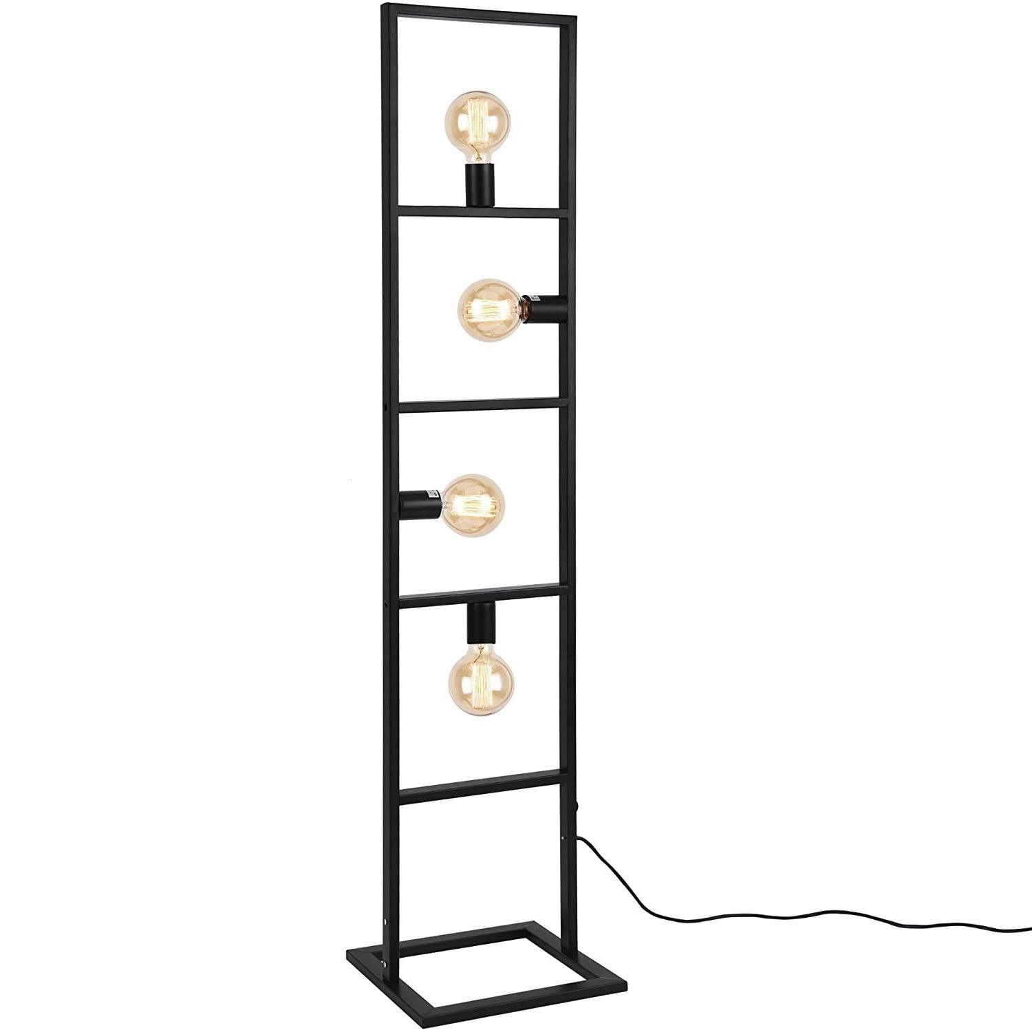 Lampadaire Industriel Noir Echelle