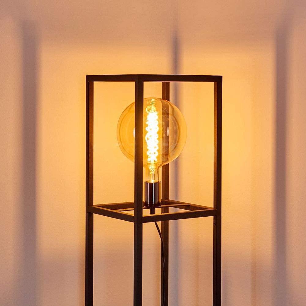 Lampadaire Industriel Noir Box