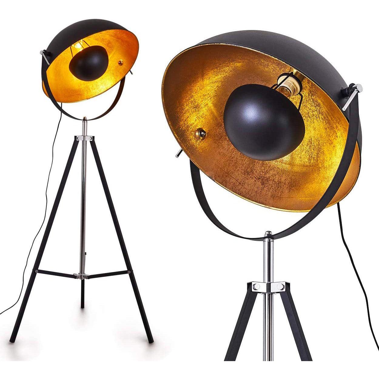 Lampadaire Trepied Industriel Moon L