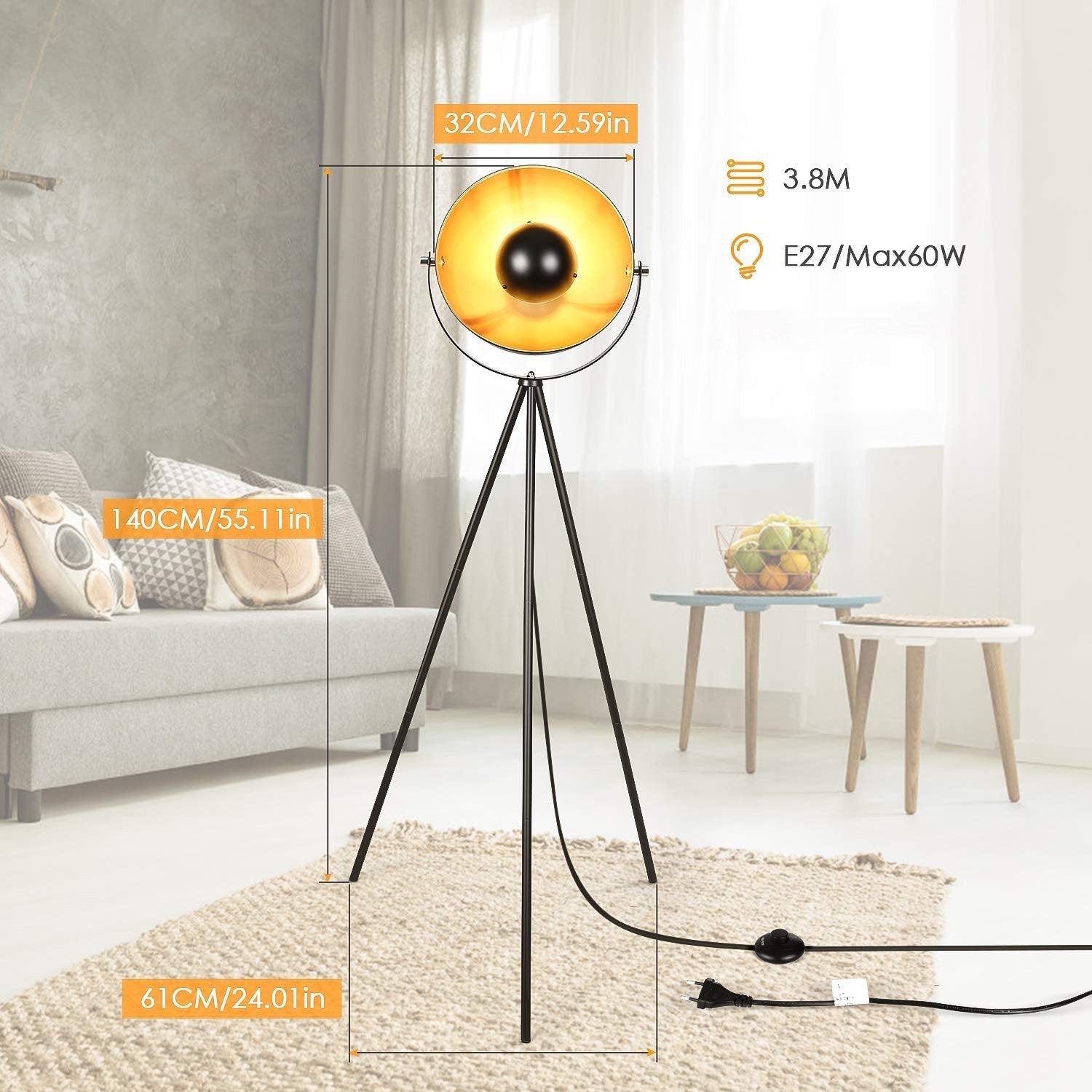 Lampadaire Cinema Industriel Moon