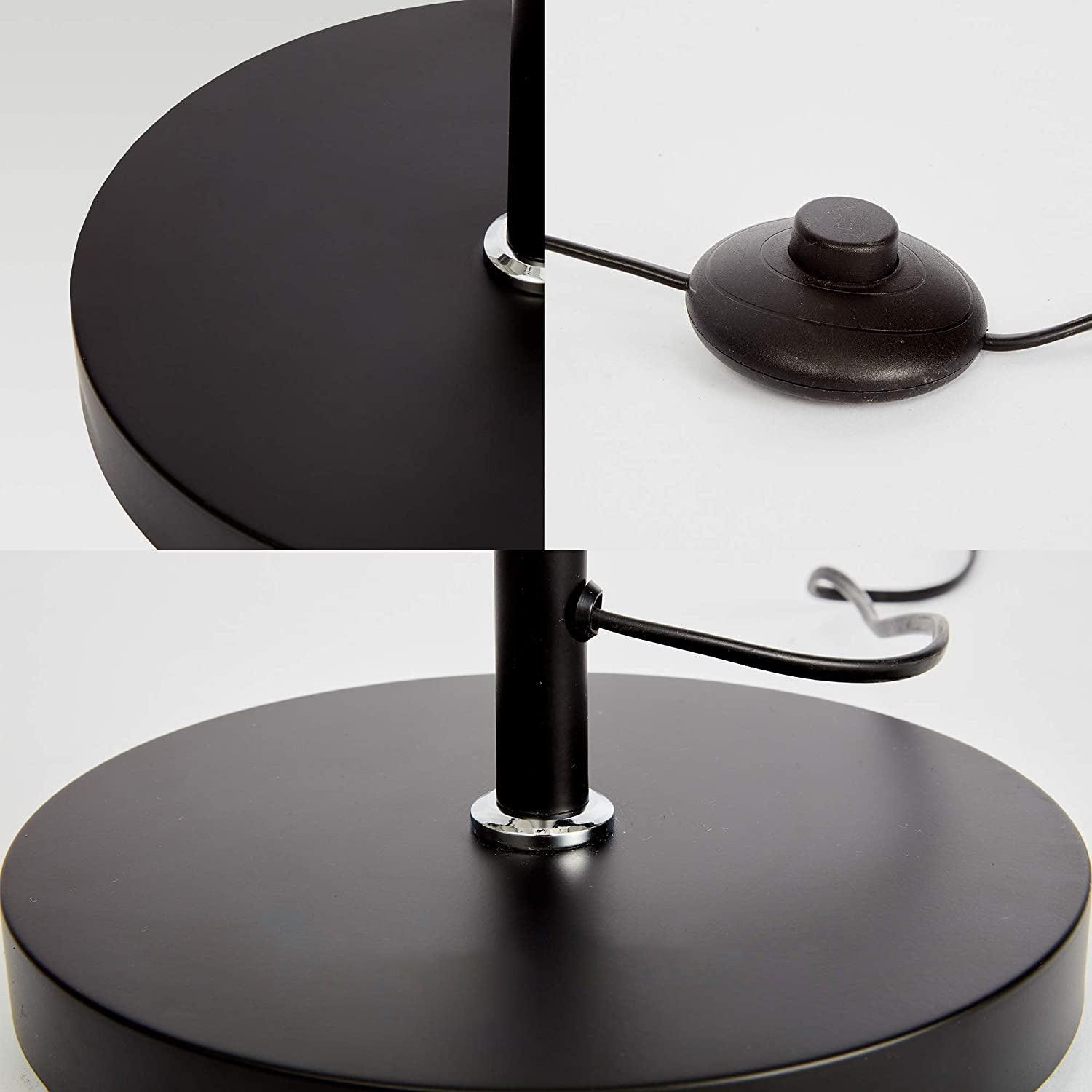 Lampadaire Industriel Noir 3 Spots