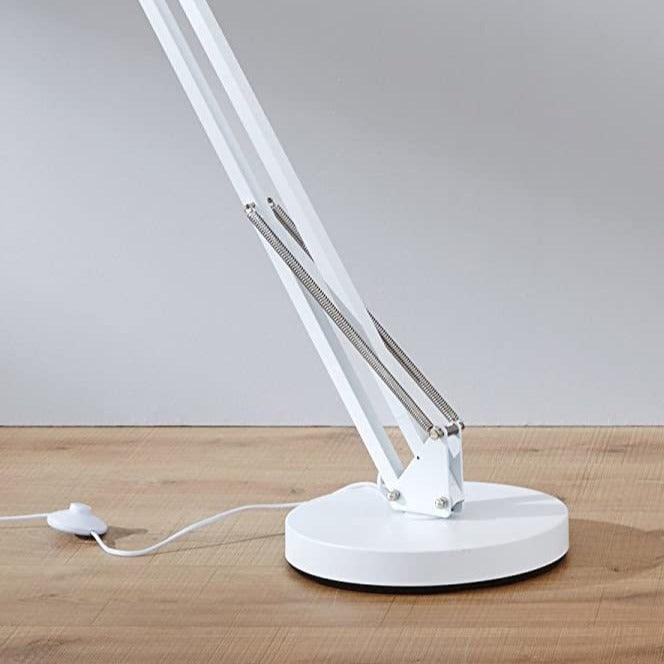 Lampadaire Salon Industriel Articulé Blanc