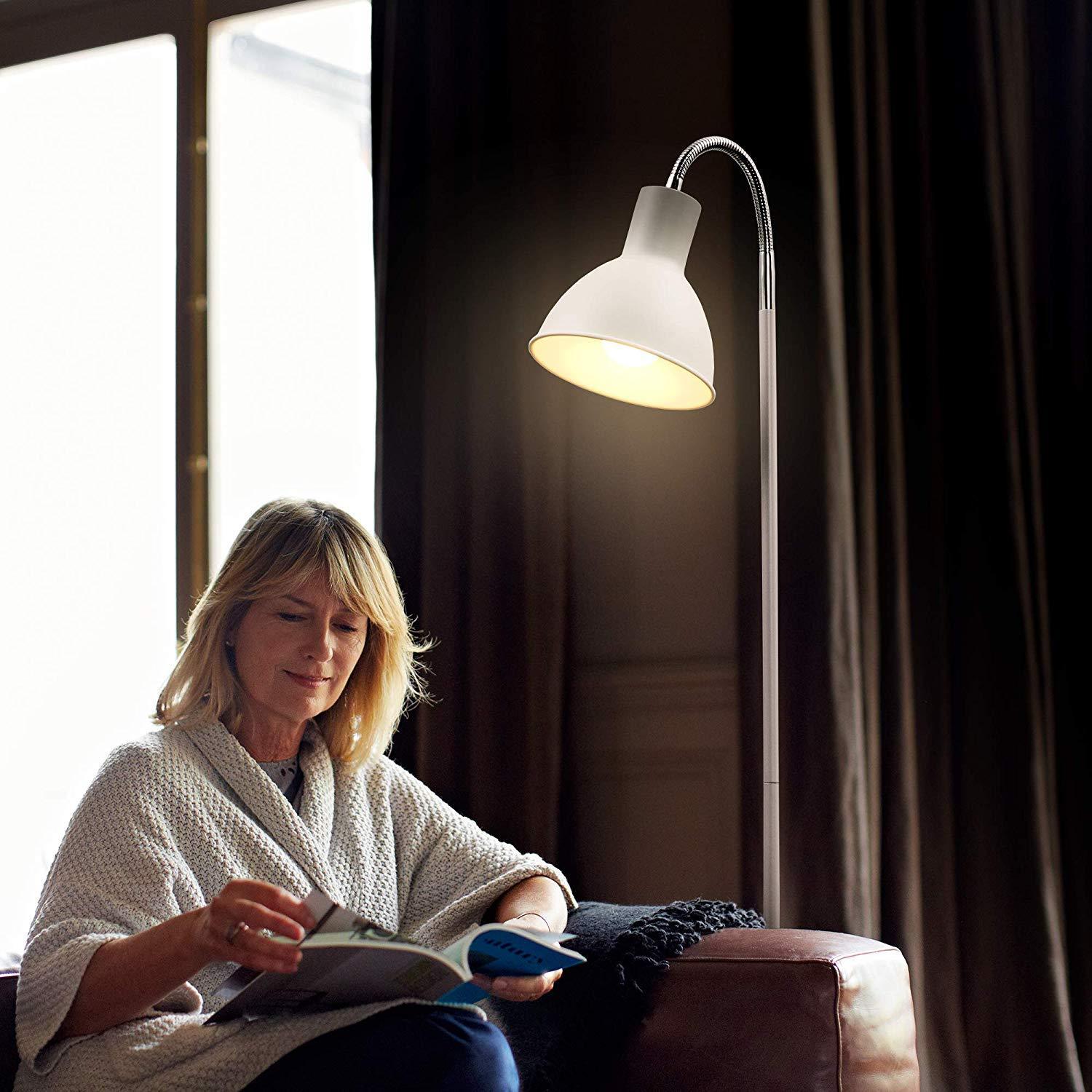 Lampadaire Salon Industriel Blanc