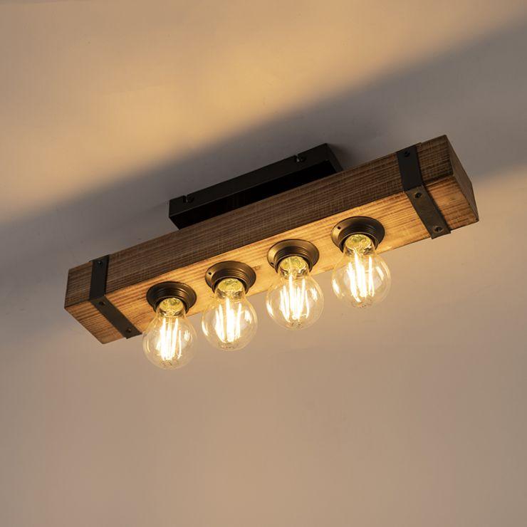 plafonnier poutre bois