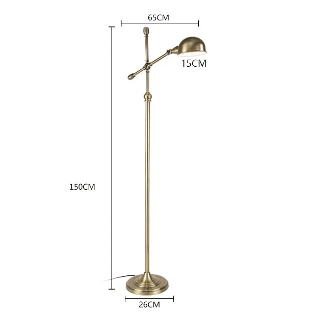 Lampadaire Salon Industriel Déporté