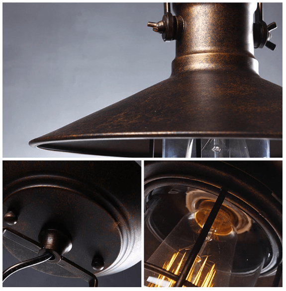 Plafonnier Industriel Ancien