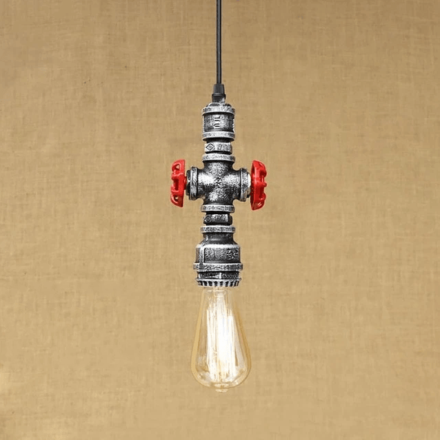 Suspension Industrielle Robinet Double