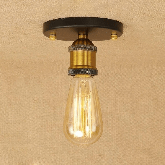 Petit Plafonnier Industriel Vintage