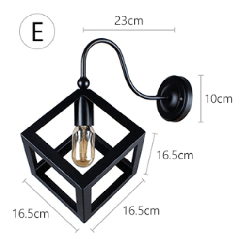 Applique Murale Industrielle Moderne