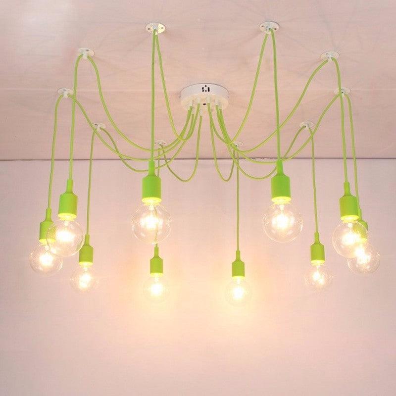 Lustre Araignée Vert