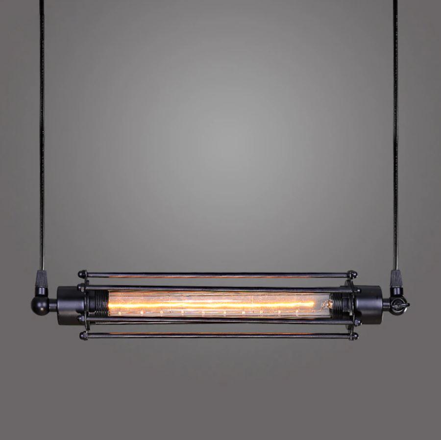 suspension neon industriel