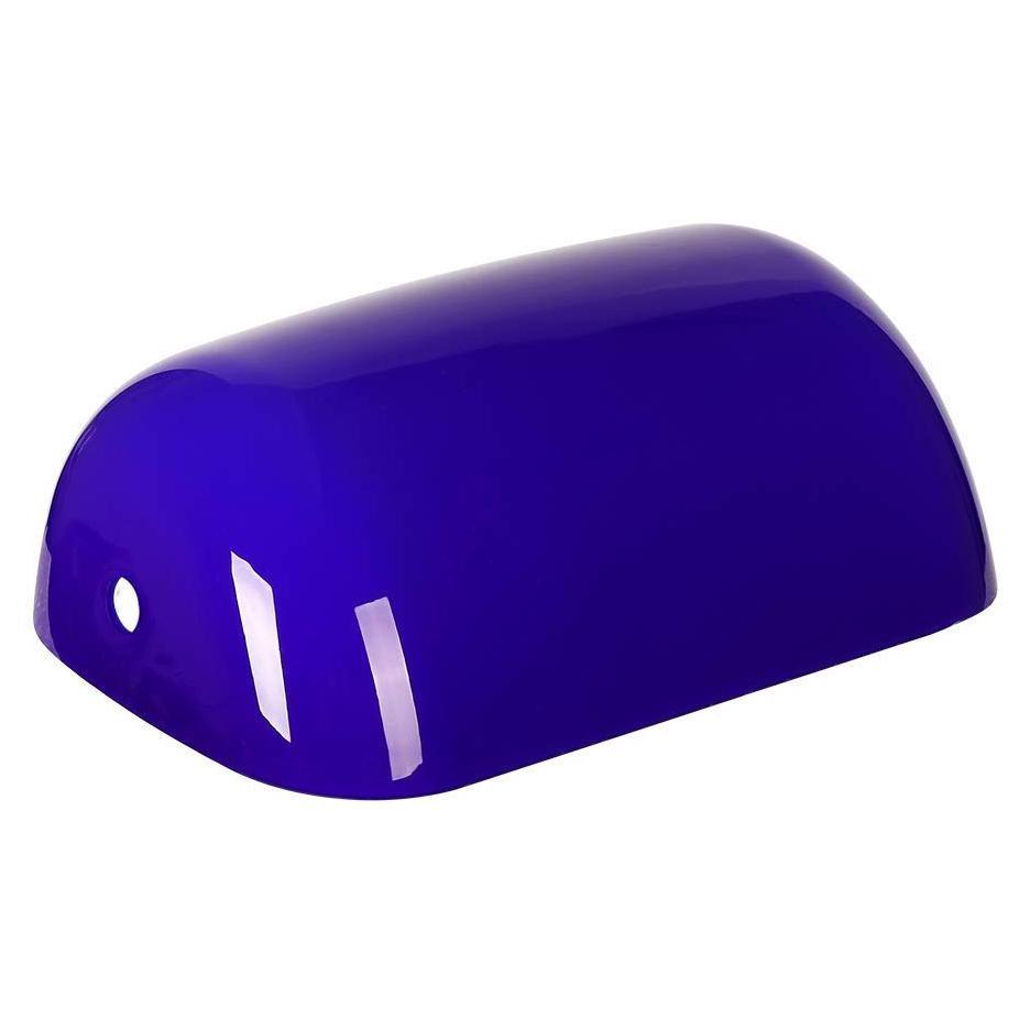 Abat Jour Bleu Lampe de Banquier | Mon Luminaire Industriel