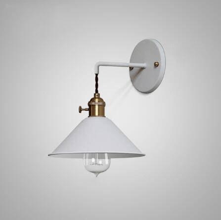 Applique Murale Industrielle Chambre - Blanche