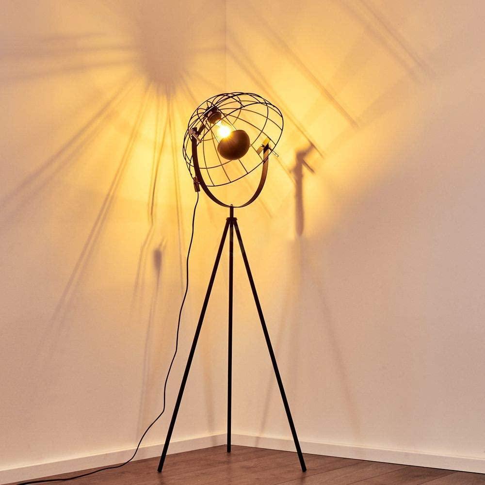 Lampadaire Industriel Noir Moon Brut XL - V2 | Mon Luminaire Industriel