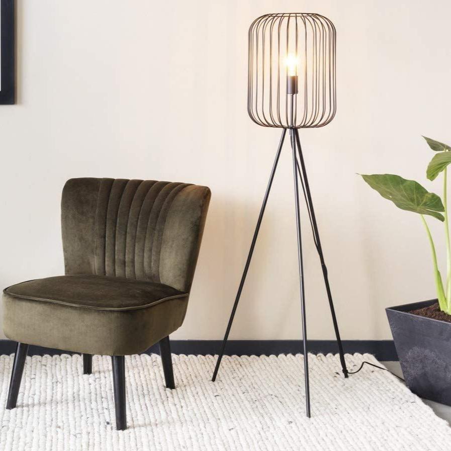 Lampadaire Industriel Noir Séjour | Mon Luminaire Industriel