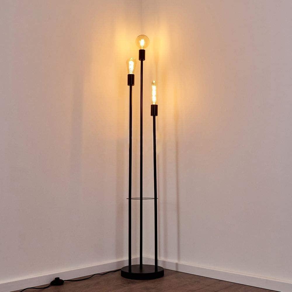 Lampadaire Industriel Noir Trio Design | Mon Luminaire Industriel