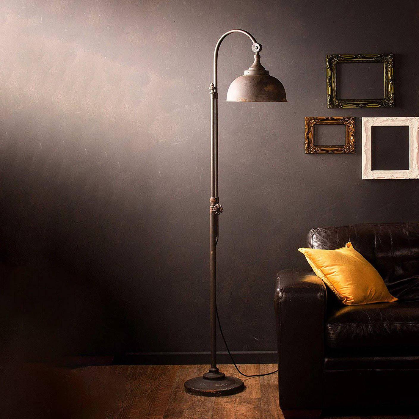 Lampadaire Salon Industriel Ancien | Mon Luminaire Industriel