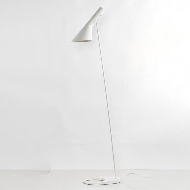 Lampadaire Salon Industriel Design Blanc | Mon Luminaire Industriel