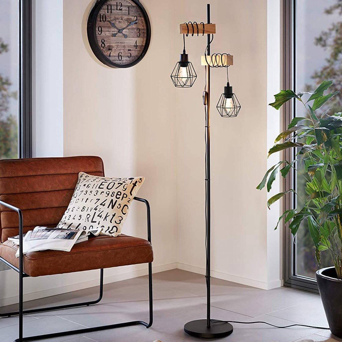 Lampadaire salon industriel Megan