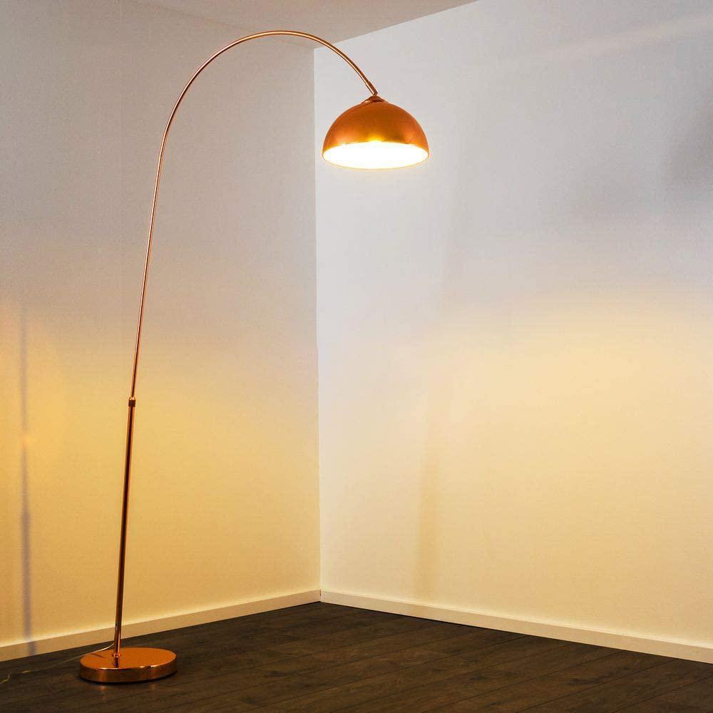 Lampadaire Salon Industriel Sofa - Cuivre Rose | Mon Luminaire Industriel