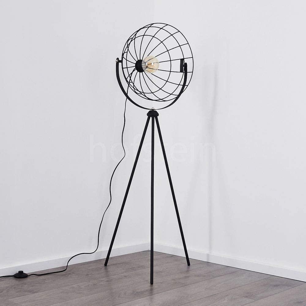 Lampadaire Trepied Industriel Moon Brut | Mon Luminaire Industriel