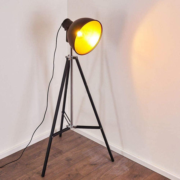 Lampadaire Design avec Trépied, Lampe de Salon Ronde - AVEDO – Mon