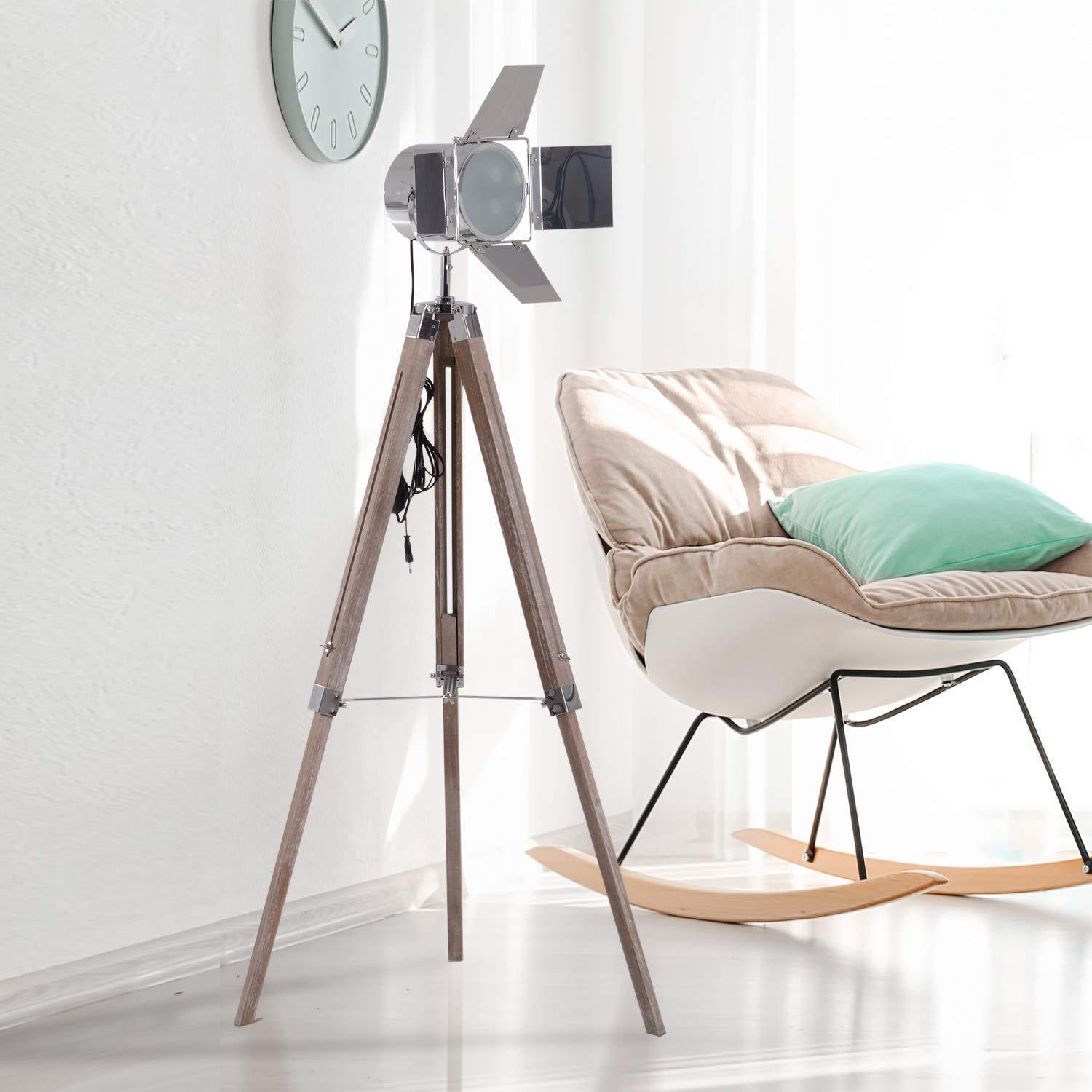 Lampadaire Trepied Industriel Retro | Mon Luminaire Industriel