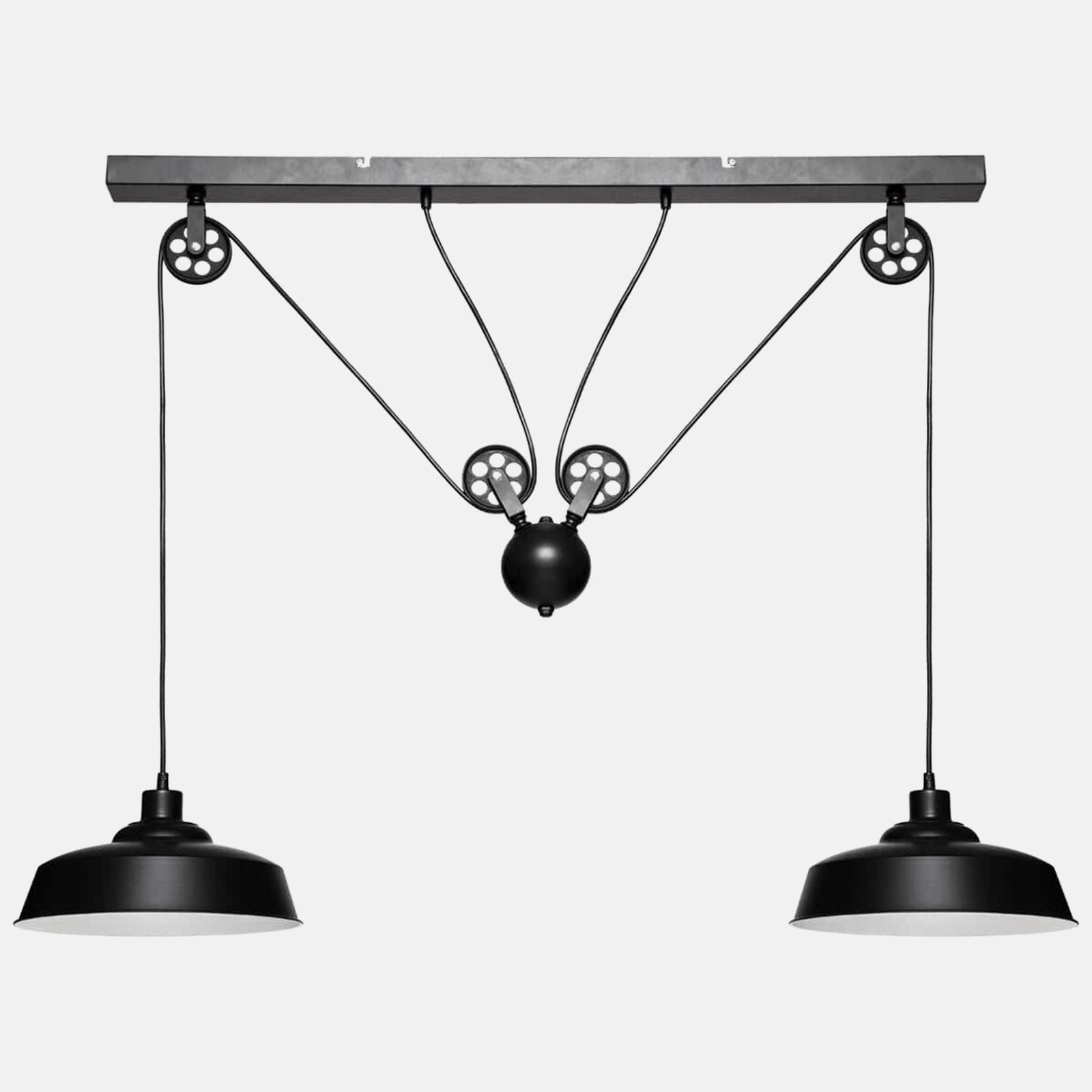 lustre industriel poulie