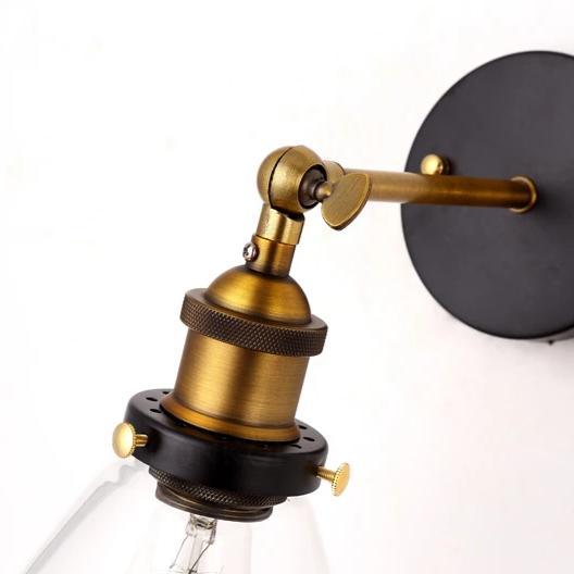 Applique Murale Industrielle en Verre 1910