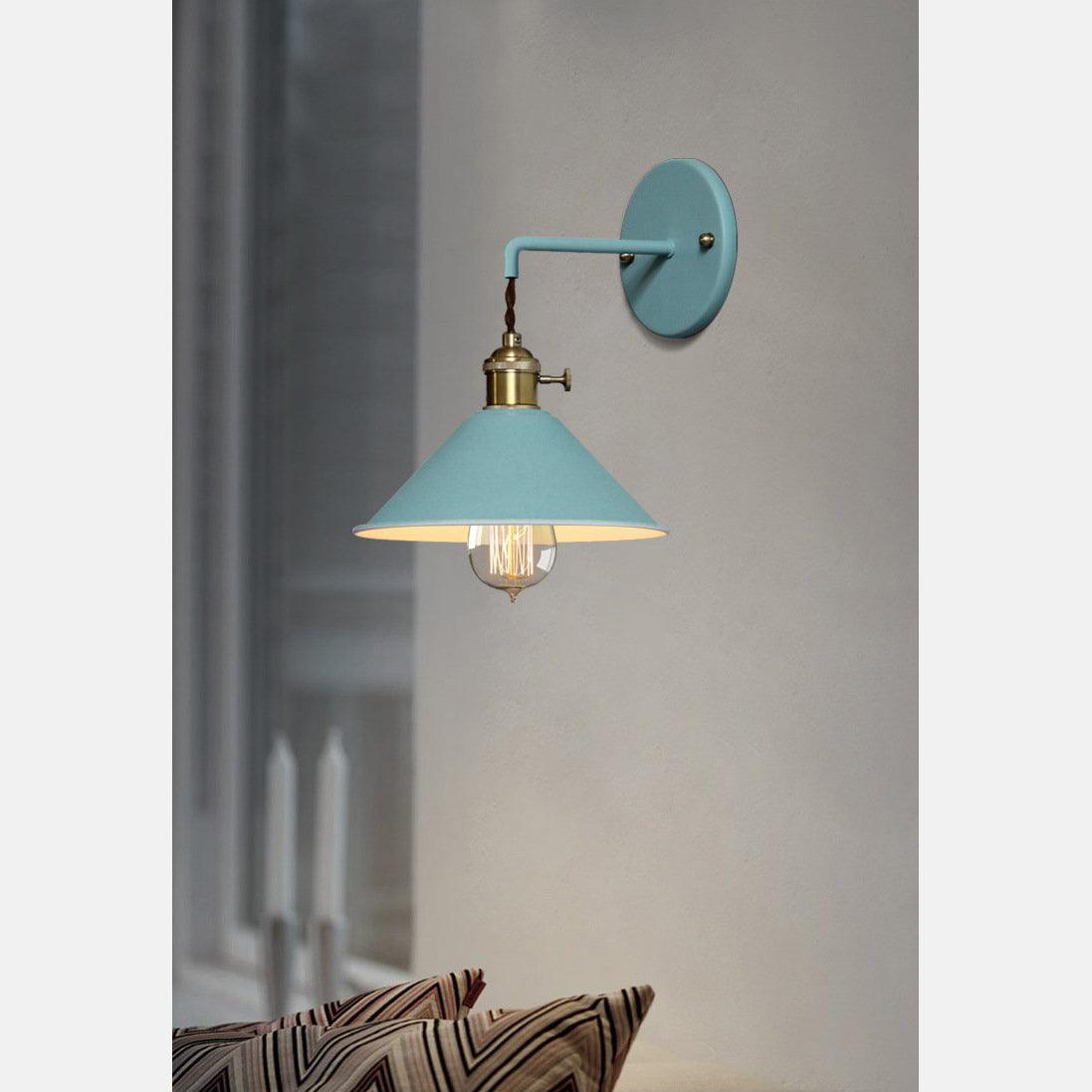 Applique Murale Industrielle Chambre - Bleue